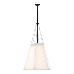 Alora Lighting Manila Matte Black Pendant Light with Hexagon Shade