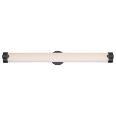 Loop Aged Bronze LED Bathroom Light by Nuvo Lighting