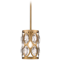 Dealey Heirloom Brass Mini Pendant by Z-Lite