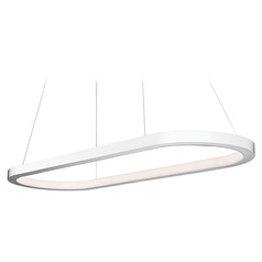 Racetrack Brushed Aluminum LED Linear Light by Modern Forms