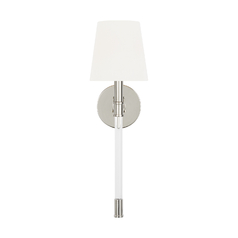 Chapman & Meyers Hanover Polished Nickel Sconce by Visual Comfort Studio
