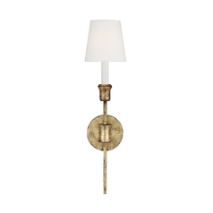 Chapman & Meyers Westerly 20.75-Inch Tall Antique Gild Traditional Sconce by Visual Comfort Studio