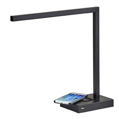 Adesso Home Aidan Matte Black LED Desk Lamp
