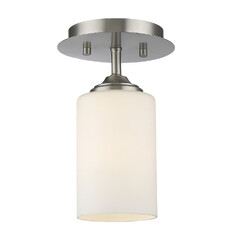 Bordeaux Brushed Nickel Semi-Flush Mount by Z-Lite