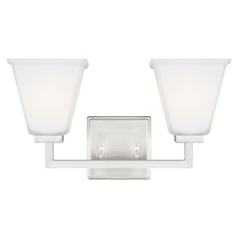 Ellis Harper Brushed Nickel Bathroom Light by Generation Lighting