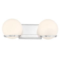 Hollywood Nights Chrome LED Bathroom Light by Minka Lavery