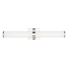 Lynk 24-Inch LED Bath Light in Nickel by Visual Comfort Modern