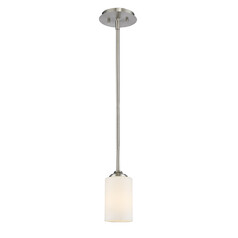 Bordeaux Brushed Nickel Mini Pendant by Z-Lite
