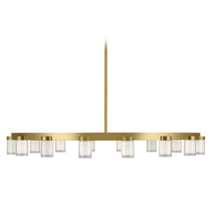 Kelly Wearstler Esfera 277V 44-Inch LED Chandelier in Brass by Visual Comfort Modern