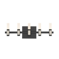 Albany 20-Inch LED Vanity Light in Silver & Black by Eurofase Lighting
