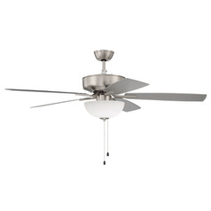 Pro Plus 211 Brushed Polished Nickel LED Ceiling Fan by Craftmade Lighting