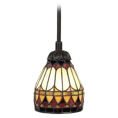 West End Mini Pendant in Vintage Bronze by Quoizel Lighting