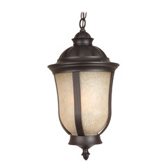 Frances II 18-Inch Oiled Bronze Outdoor Hanging Light by Craftmade Lighting