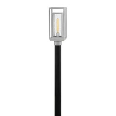 Republic 17-Inch 12V LED Post Light in Nickel by Hinkley Lighting