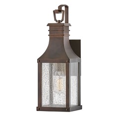 Beacon Hill 18-Inch Blackened Copper Outdoor Wall Light by Hinkley Lighting