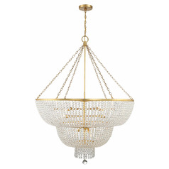 Rylee 48.50-Inch Wide Chandelier in Gold by Crystorama Lighting