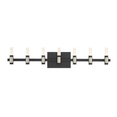 Albany 32-Inch LED Vanity Light in Silver & Black by Eurofase Lighting