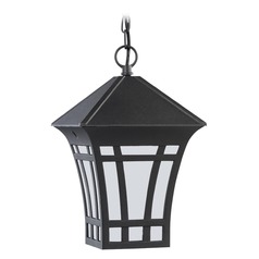 Herrington Black Outdoor Hanging Light by Generation Lighting