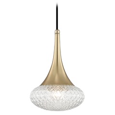 Bella Pendant in Brass by Mitzi by Hudson Valley