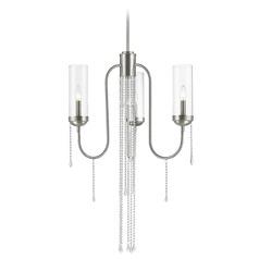 Siena Brushed Nickel Chandelier by Z-Lite