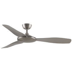 Fanimation Fans Glideaire Brushed Nickel Ceiling Fan Without Light