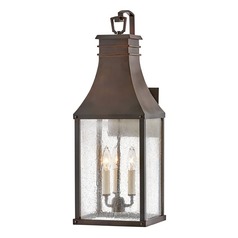 Beacon Hill 26.25-Inch Blackened Copper Outdoor Wall Light by Hinkley Lighting