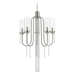 Siena Brushed Nickel Chandelier by Z-Lite