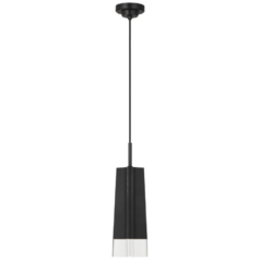 Matcha LED Mini Pendant in Bronze by Visual Comfort Signature