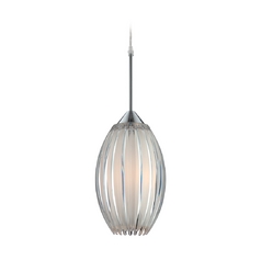 Lotuz Chrome Mini Pendant by Lite Source Lighting