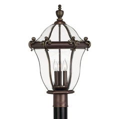 San Clemente 22.25-Inch Outdoor Post Light in Copper Bronze by Hinkley Lighting