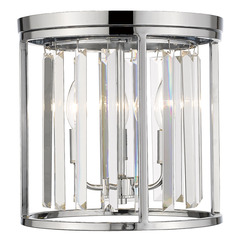 Monarch Chrome Flush Mount by Z-Lite