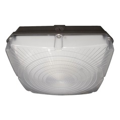 40W LED 8.50'' Bronze Low Profile Square Canopy Light 5000K by Nuvo Lighting