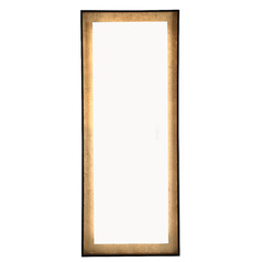 Anya 65-Inch Free Standing 3CCT LED Mirror in Black & Gold by Eurofase
