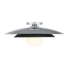 Savoy House Lighting Sherrer Chrome Semi-Flushmount Light