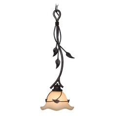 Vine Oil Shale Mini Pendant by Vaxcel Lighting