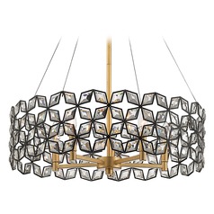 Brookcrest Gold Leaf Pendant by Metropolitan Lighting