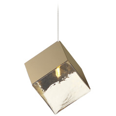 Ice Cube French Gold LED Mini Pendant by ET2 Lighting