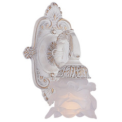 Crystorama Lighting Paris Market Antique White Sconce