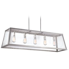 Harrow 44-Inch Linear Light in Polished Nickel by Visual Comfort Studio