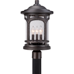 Marblehead Post Light in Palladian Bronze by Quoizel Lighting