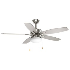 BilloW Brushed Nickel LED Ceiling Fan by Progress Lighting