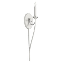 Brooks Satin Nickel Sconce by Quorum Lighting