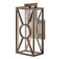 Brixton 14-Inch Burnished Bronze Outdoor Wall Light by Hinkley Lighting