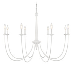 Savoy House Lighting Stonecrest Bisque White Chandelier