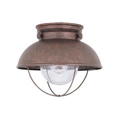 Sebring Outdoor Flush Mount in Copper by Generation Lighting