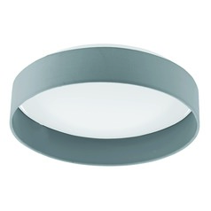 Palomaro Charcoal Grey LED Flush Mount by Eglo Lighting