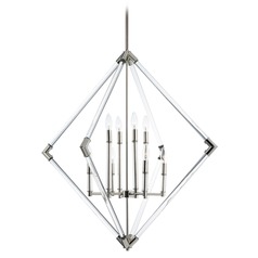 Lucent Polished Nickel Pendant by Maxim Lighting