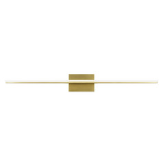 Sean Lavin Span 48-Inch LED Bath Light in Plated Brass by Visual Comfort Modern