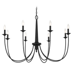Savoy House Lighting Stonecrest Matte Black Chandelier