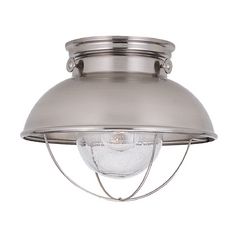 Sebring 11.25-Inch Flush Mount in Brushed Stainless by Generation Lighting